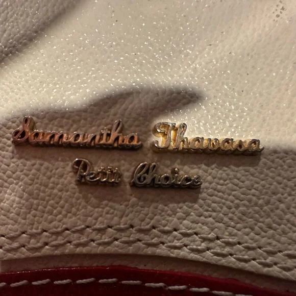 Samantha Thavasa Red &White Leather Wallet Rare Japanese Edition - Picture 2 of 16